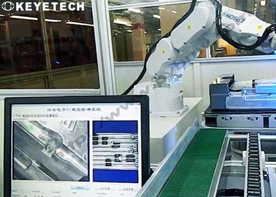 Industrieller PC Monitor-automatisches Kontrollsystem passen sich Parallelgreifer an
