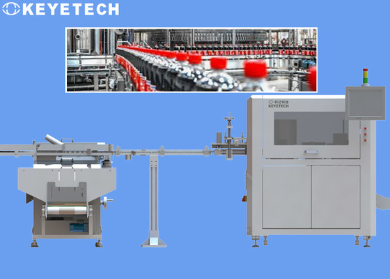 Online mit Kappenmaschine 1881 Kappenverschlüsse Visuelles Inspektionssystem