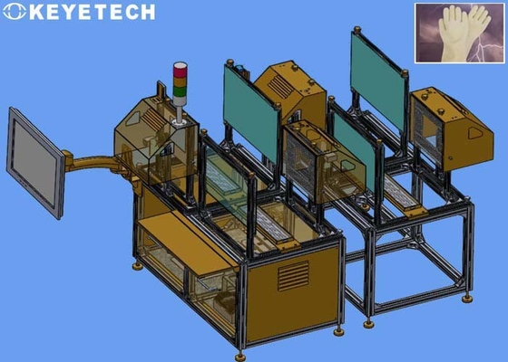 Medizinische Handschuhprüfung KEYE PVCs Fernsichtprüfungs-Ausrüstung SS 304 materiell