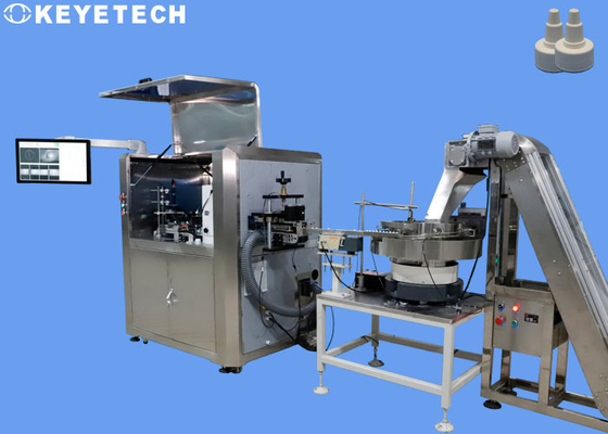 Pharmazeutische Düse bedeckt Sichtprüfungs-Maschine mit intelligentem System ai mit einer Kappe