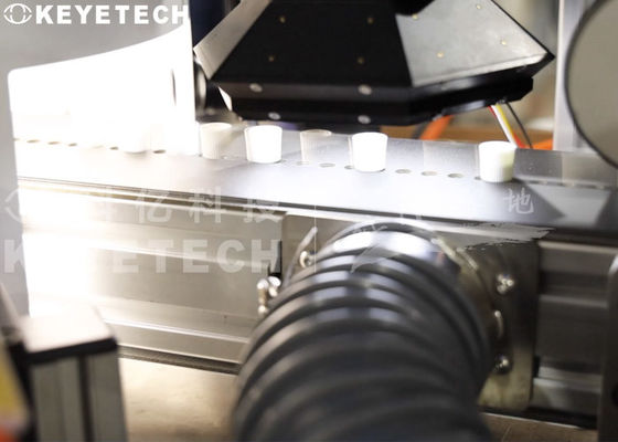 Zahnpasta Cap Vision Inspection Machine mit automatisierten Materialbehandlungseinrichtungen