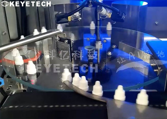 300 Stück pro Minute Pharmazeutische Augentropfkappe Sichtprüfung Maschine
