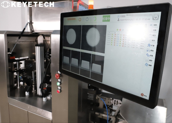 Flip Cap Vision Sortiermaschine hochauflösendes optisches Inspektionssystem