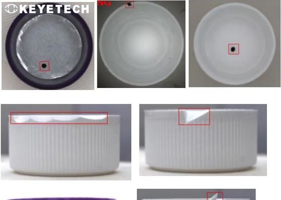 CR-Visuales Prüfgerät für die Schließfläche vor der Versiegelung durch Induktion der Kappe