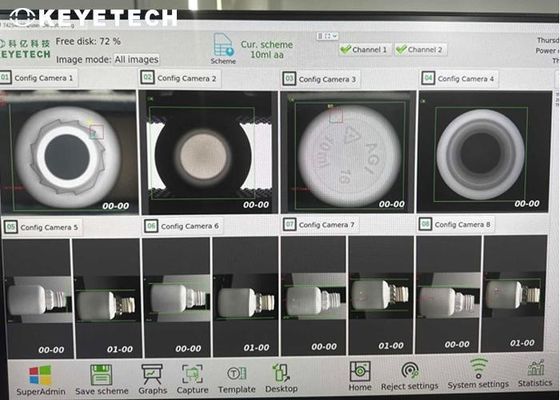 KEYE KI-Technologie Augentropffflaschen-Vision-Inspektionsmaschine