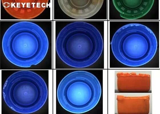 PP-Kunststoffkappen-Sichtprüfmaschine: Ausschuss wegen schwarzer Punkte und Gratfehler